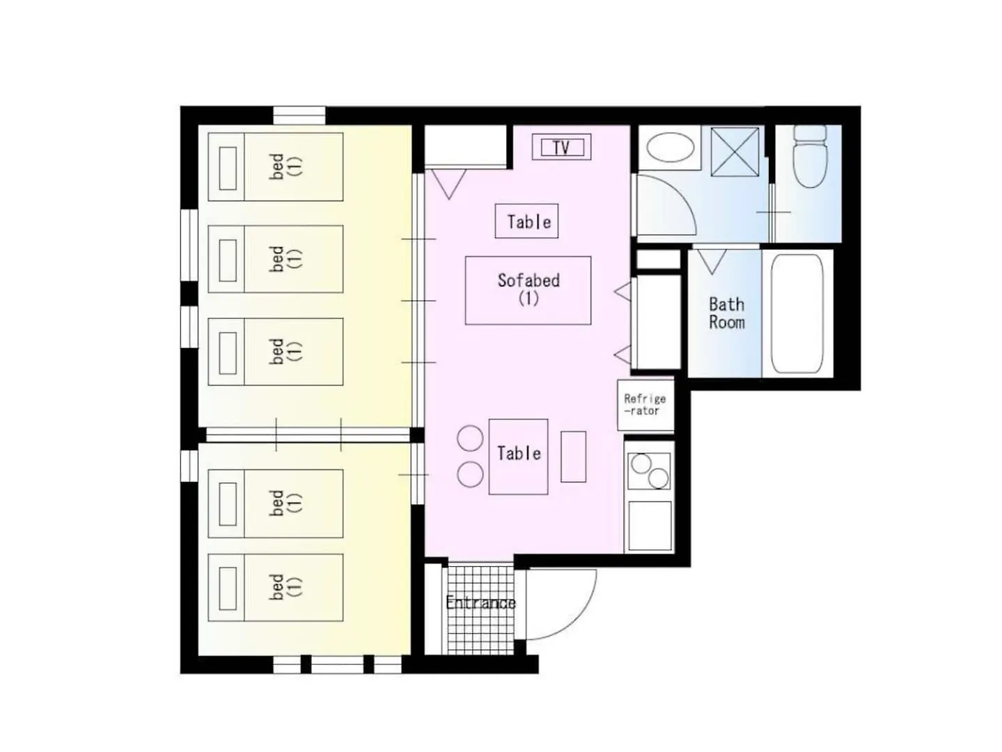 Apartment Prism Inn Kamata Tokyo Japan